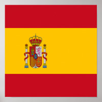 Spanien Flagge Spanisches Land Prix Zuhause Ethniz