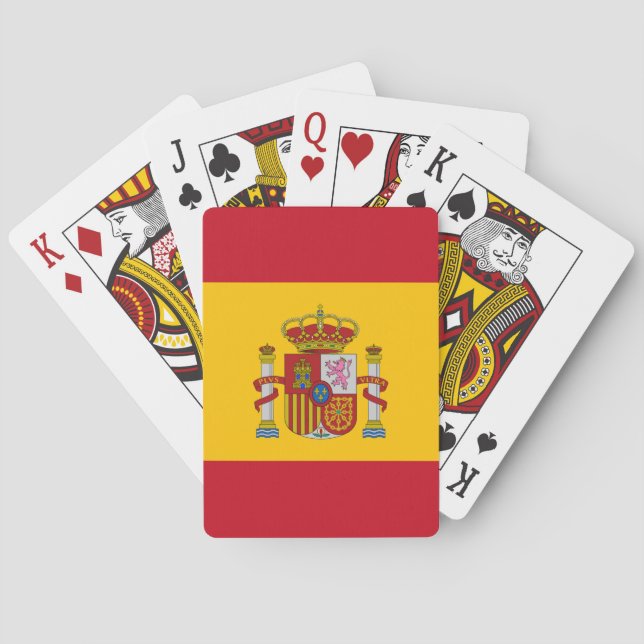 Spanien Flagge Spielkarten (Rückseite)