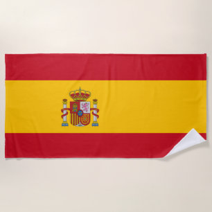 Spanien-Flagge Strandtuch