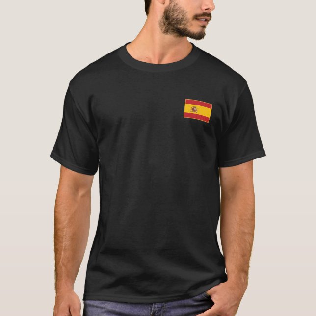 Spanien-Flagge T-Shirt (Vorderseite)
