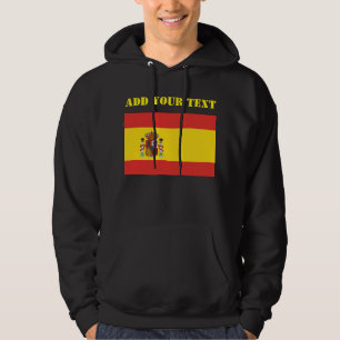 Spanien Flagge Weltmeisterschaft 2022 Fußball Hoodie