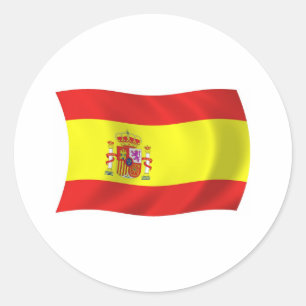 Spanien Flaggen Aufkleber