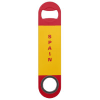 Spanien-Flaggen-Geschwindigkeits-Flaschen-Öffner