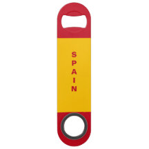 Spanien-Flaggen-Geschwindigkeits-Flaschen-Öffner