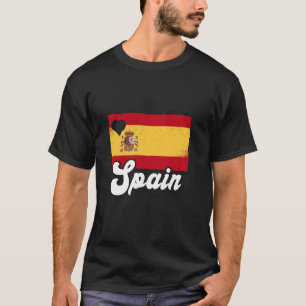 Spanien Flaggen Pride Heart España Proud Spanische T-Shirt