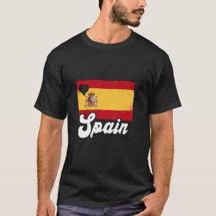 Spanien Flaggen Pride Heart España Proud Spanische T-Shirt
