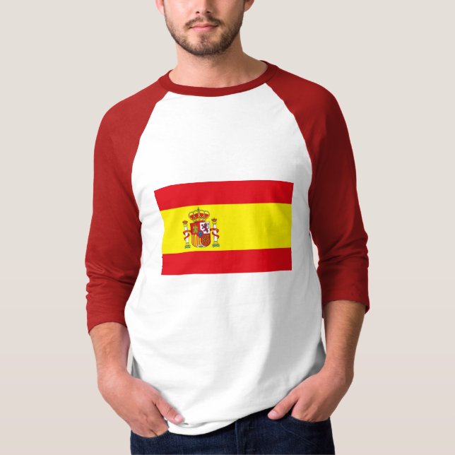 Spanien-Flaggen-T - Shirt (Vorderseite)