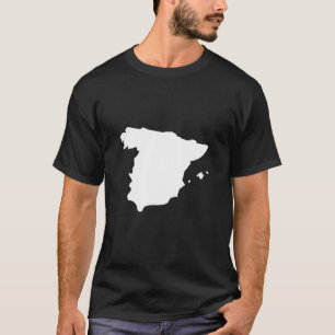 Spanien Flaggenkarte - Spanien T-Shirt
