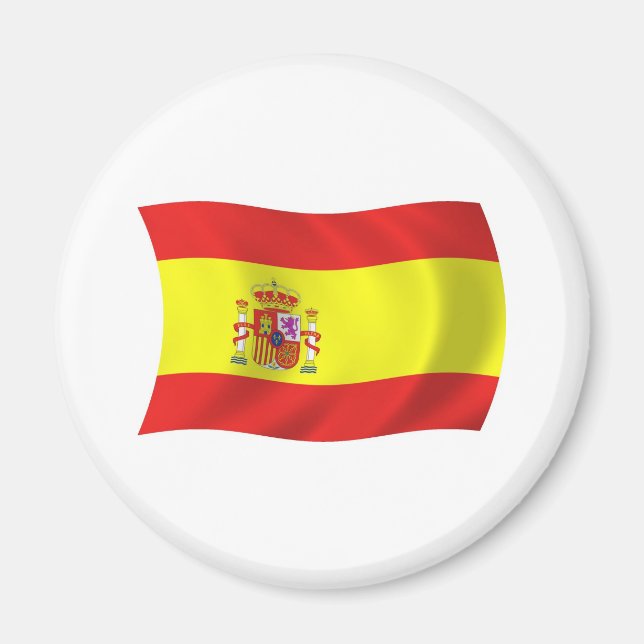 Spanien Flaggenmagnet Magnet (Vorne)