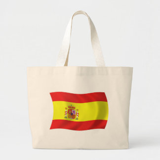 Spanien Flaggentoag Jumbo Stoffbeutel