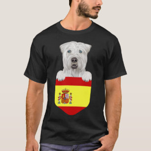 Spanien flaggt weich überzogener Rattenhund T-Shirt