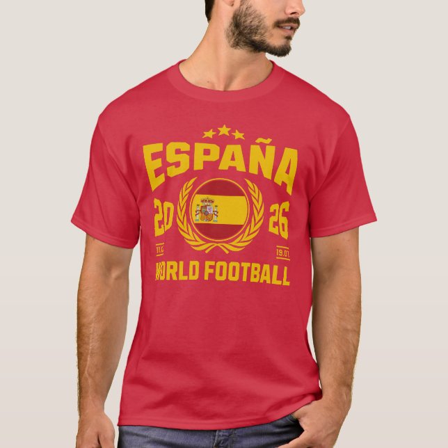 Spanien Fußball 2026 T-Shirt (Vorderseite)