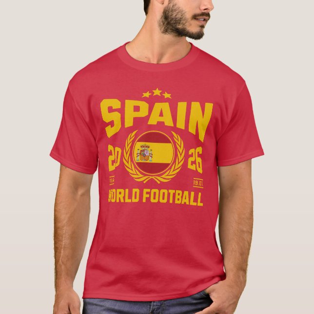 Spanien Fußball 2026 T-Shirt (Vorderseite)