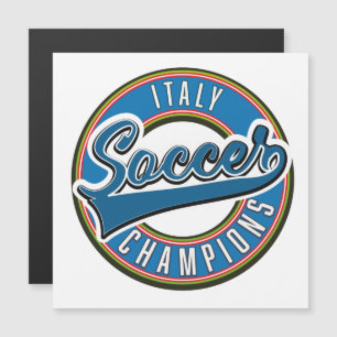 Spanien Fußball Champions Logo. Magnetkarte