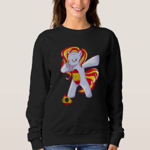 Spanien Fußball Einhorn Ball Spanische Flagge Espa Sweatshirt