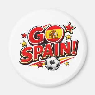 Spanien Fußball Fan Patriotisches Spanien Fuß Magnet