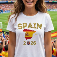 Spanien Fußball Fan Retro Gold Karte Landesflagge 