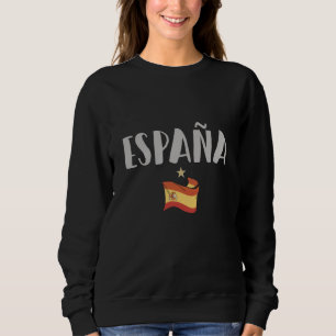 Spanien Fußball Fan-Shirt Flagge Sweatshirt