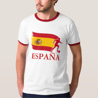 Spanien-Fußball-Flagge T-Shirt