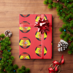 Spanien Fußball Geschenkpapier