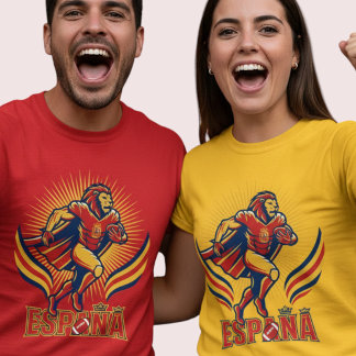 Spanien Fußball Löwe Held Nationalstolz Aktion Kun T-Shirt