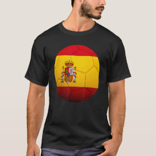 Spanien Fußball Nationalball Ball Spanien Flagge F T-Shirt