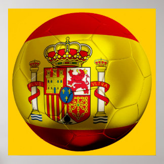 Spanien Fußball Poster