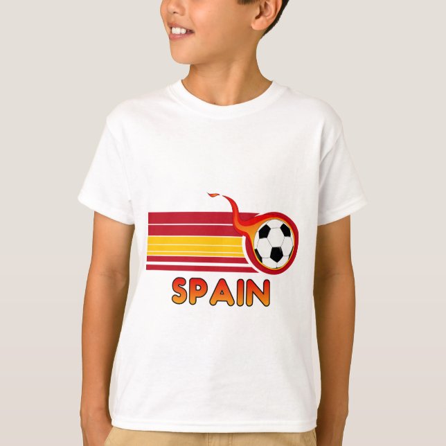 Spanien-Fußball scherzt T - Shirt (Vorderseite)