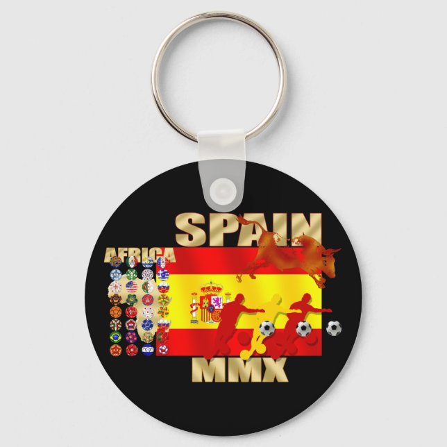 Spanien Fußball Schlüsselanhänger (Vorderseite)
