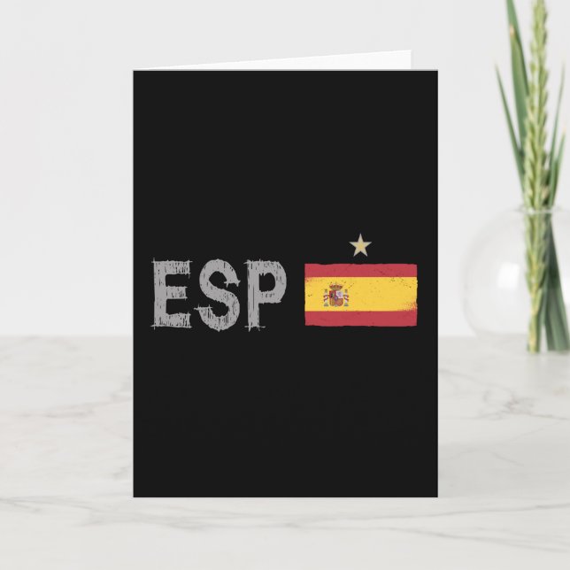 Spanien Fußball-Shirt Spanische Flagge Karte (Vorderseite)