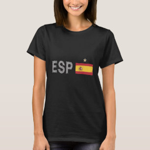 Spanien Fußball-Shirt Spanische Flagge T-Shirt