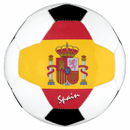 Spanien Fußball und Spanische Flagge / Sport
