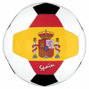 Spanien Fußball und Spanische Flagge / Sport