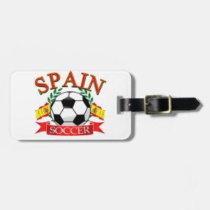 Spanien-Fußballentwürfe Gepäckanhänger