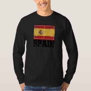Spanien Fußballfeld Landesflagge Espana Spanischer T-Shirt