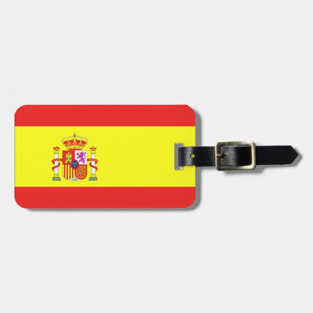 Spanien Gepäckanhänger (Vorderseite horizontal)