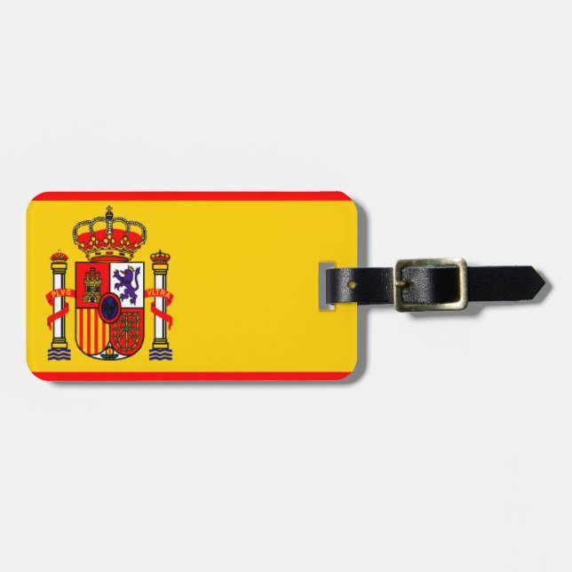 Spanien Gepäckanhänger (Vorderseite horizontal)