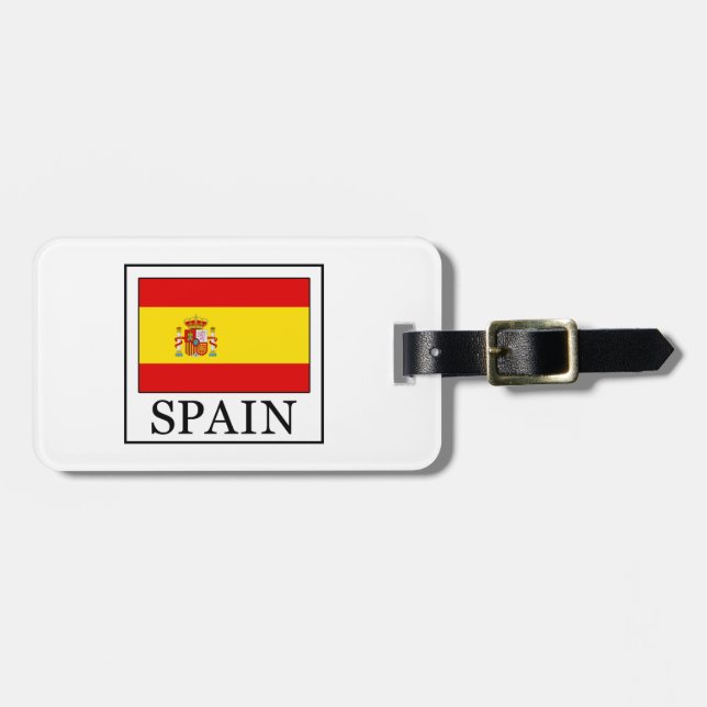 Spanien Gepäckanhänger (Vorderseite horizontal)
