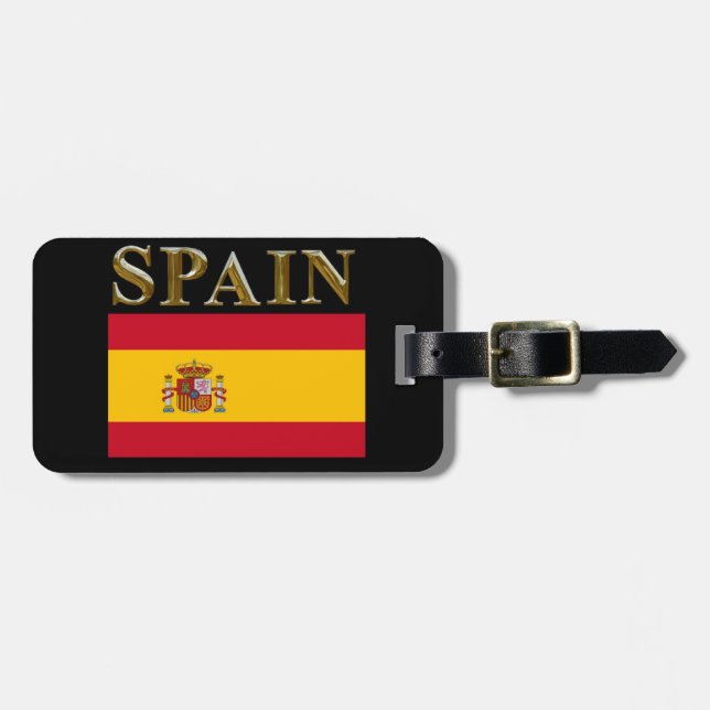 SPANIEN GEPÄCKANHÄNGER (Vorderseite horizontal)