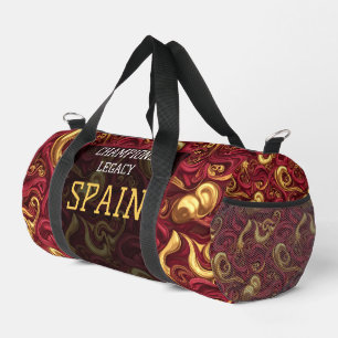 Spanien Global Stage Finalist Elite Rot & Gold L Duffle Bag