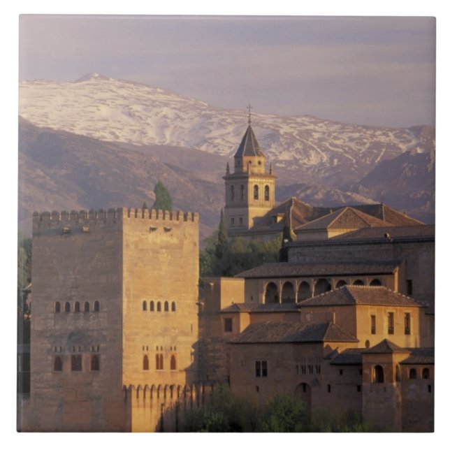 Spanien, Granada, Andalusien Die Alhambra, 2 Fliese (Vorderseite)