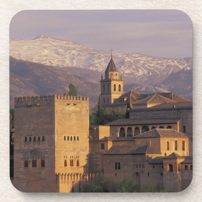 Spanien, Granada, Andalusien Die Alhambra, 2 Untersetzer (Vorderseite)