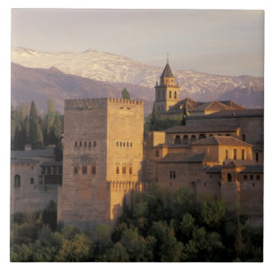 Spanien, Granada, Andalusien Die Alhambra, Fliese
