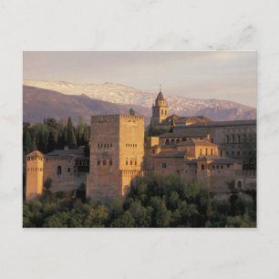 Spanien, Granada, Andalusien Die Alhambra, Postkarte