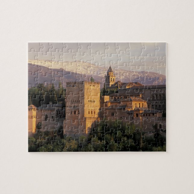 Spanien, Granada, Andalusien Die Alhambra, Puzzle (Horizontal)