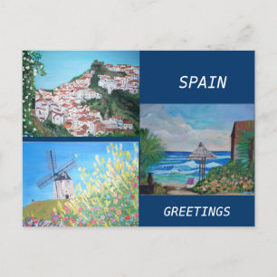 Spanien Grüße Postkarte