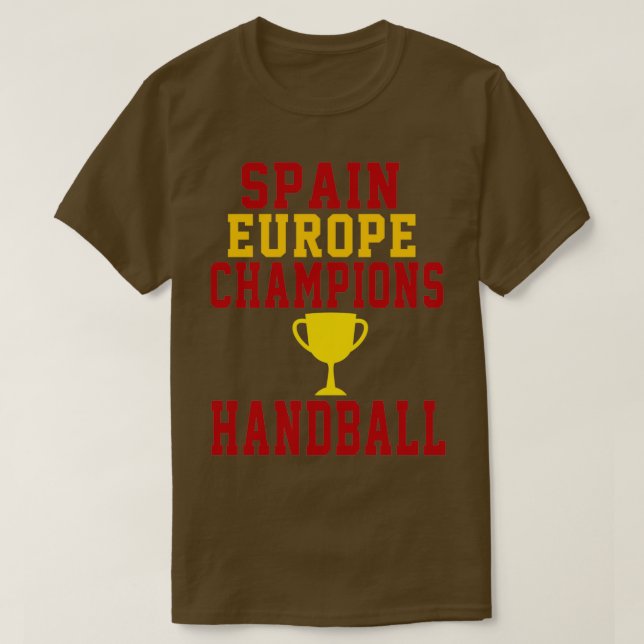 Spanien Handball-Europameisterschaft T-Shirt (Design vorne)