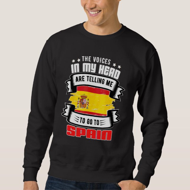 Spanien in meinem Kopf Sweatshirt (Vorderseite)