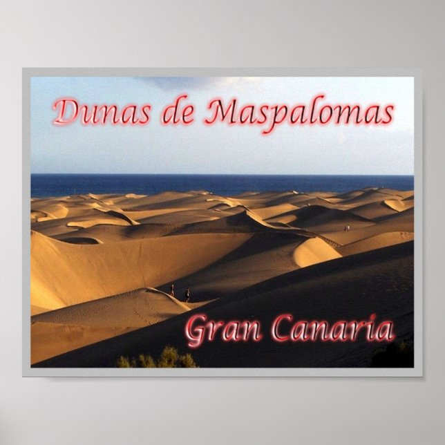 Spanien - Kanarische Inseln - Gran Canaria - Poster (Vorne)