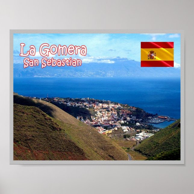 Spanien - Kanarische Inseln - La Gomera - Poster (Vorne)